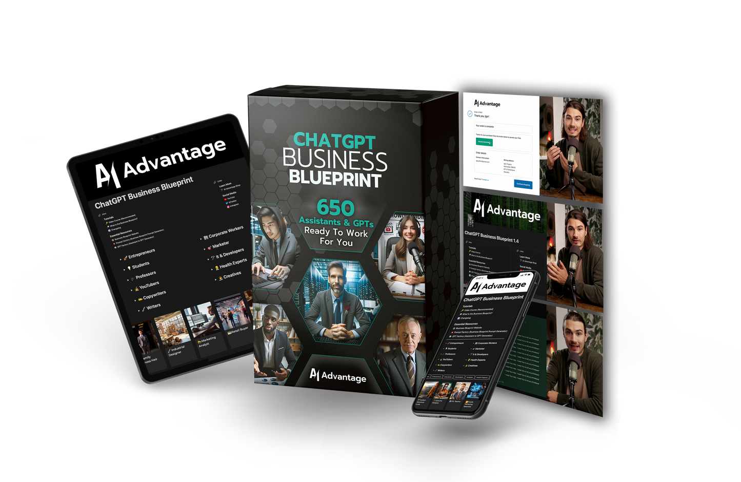 ChatGPT Business Blueprint - 650 Assistants & GPTs