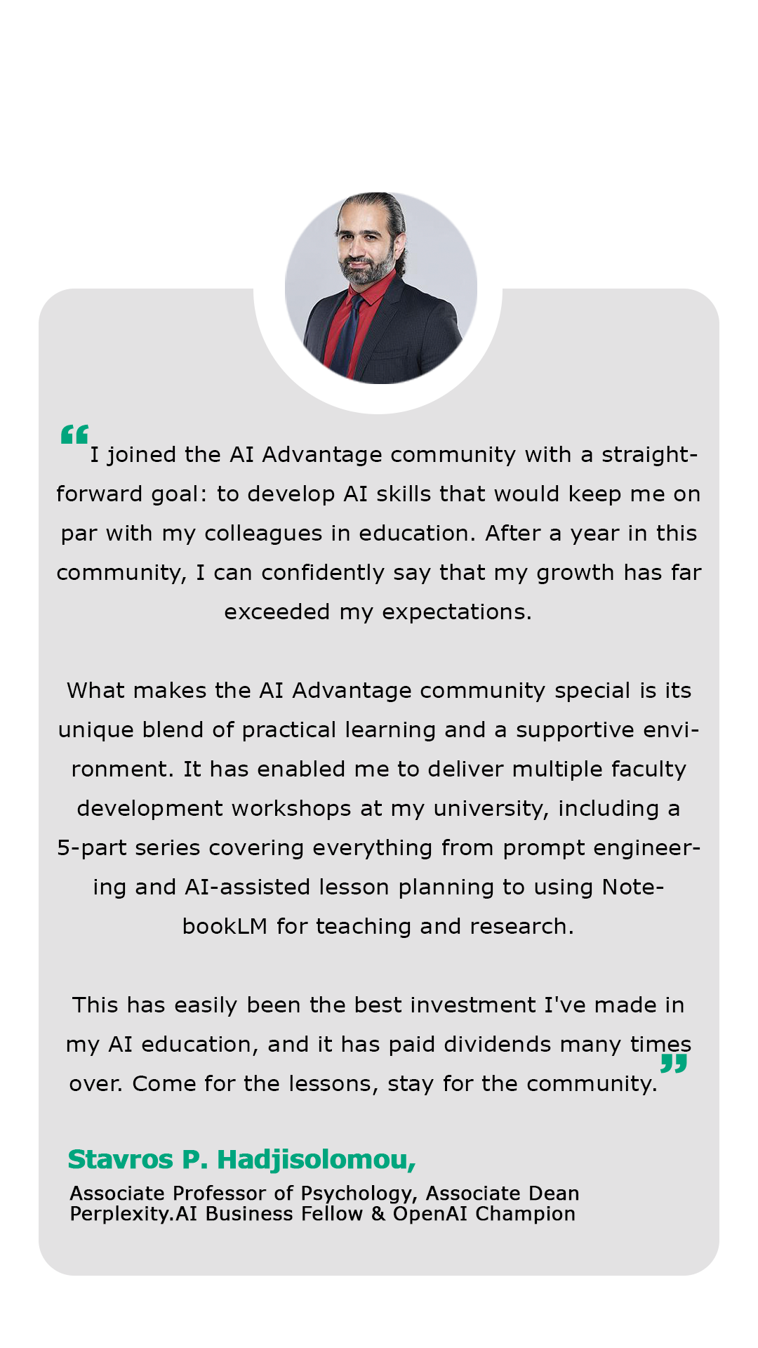 AI Learning Community (incl. ChatGPT Course)